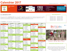 Tablet Screenshot of calendrier-2017.net